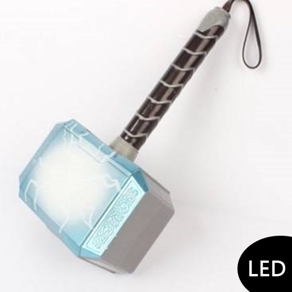 LED 雷神索爾 槌子 神錘 28CM 復仇者聯盟道具 雷神槌 雷神錘 COSPLAY【塔克】