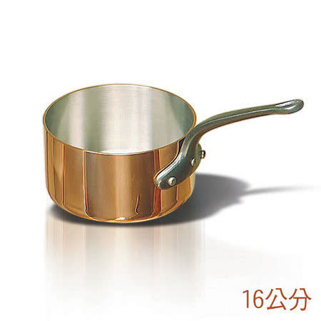 【契合銅鍋系列】 → 歐洲百年廚具品牌， 法國製造原裝進口 →百分之九十純銅打造，導熱快速且平均，節能省時 →百分之十不鏽鋼內層，輕薄不影響導熱效果，好清潔又安全 →傳統「鐵娘子」卯接技術，耐用堅固手