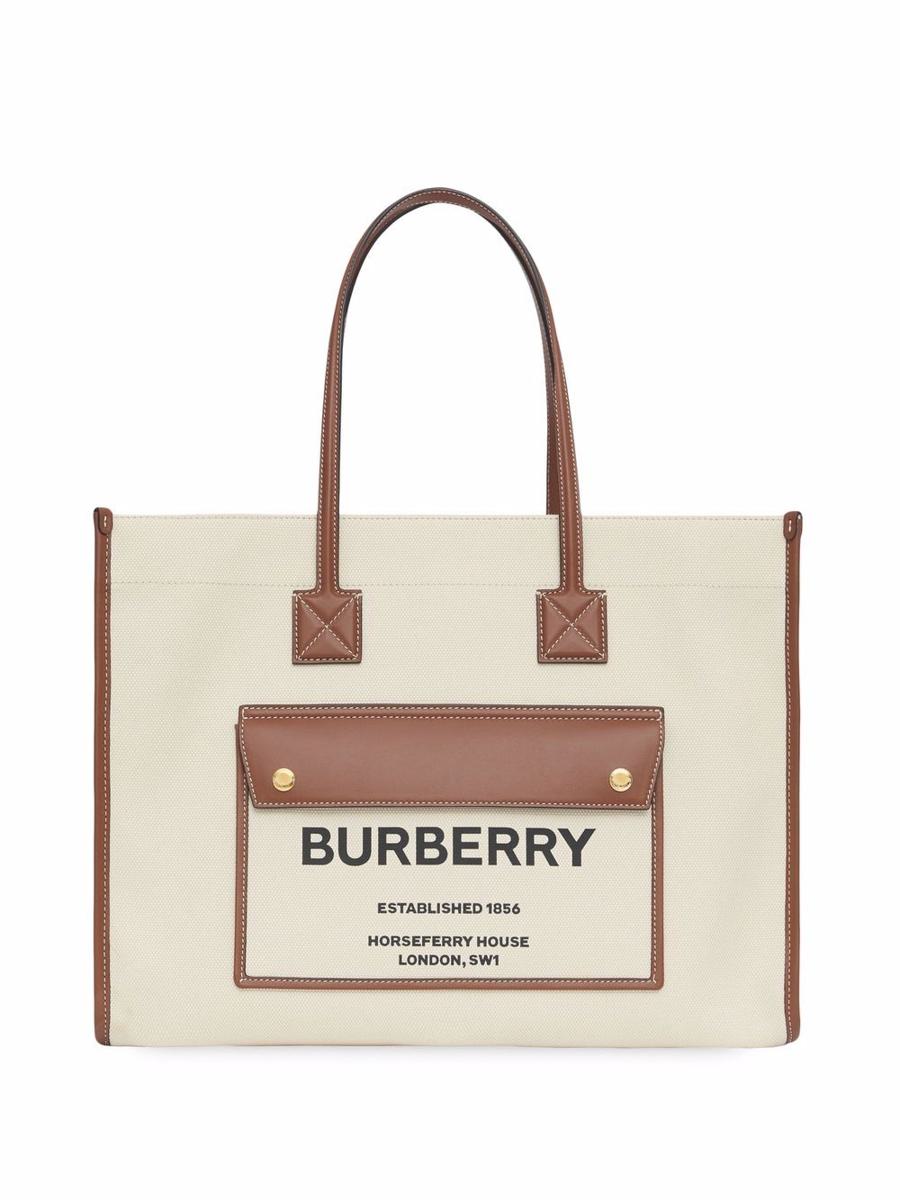 BURBERRY medium two-tone Freya bag