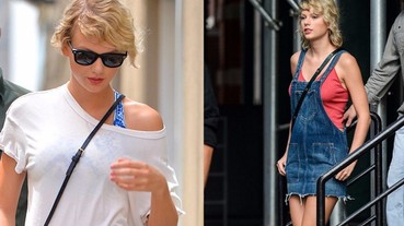 新髮型要配新 Style！捲髮 Taylor Swift 近日酷愛運動風穿搭！