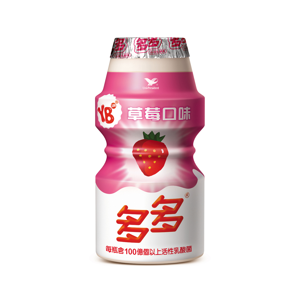 酸甜口感深受大人小孩的喜愛. 使用Lactobacillus paracasei YB100 活性乳酸菌可幫助消化,使排便順暢.