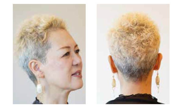 おしゃれなネオグレイヘアカタログ 50代ショート ハルメク365