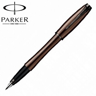 【派克 PARKER】都會系列 電路玟(棕色) 鋼筆 筆尖F P0949030 /支