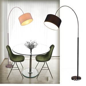 【光的魔法師 】釣魚 落地燈 簡約創意落地燈具(簡約白 神秘黑)神秘黑