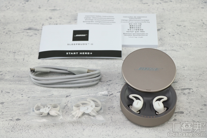 盒裝內容物一覽。