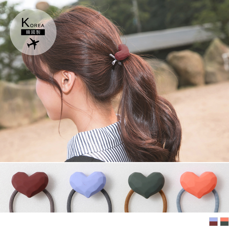 本商品不列入折20的活動唷！ 韓式風格的愛心造型 綴點出可愛俏皮的feeling 隨意綁帶頭髮上 展現出氣質女孩的青春活力style~! ********************** <產品規格> 髮