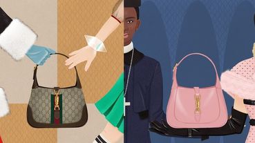 一眼就愛上的色彩！取材Gucci最新賈姬包，插畫家筆下的大秀經典Look