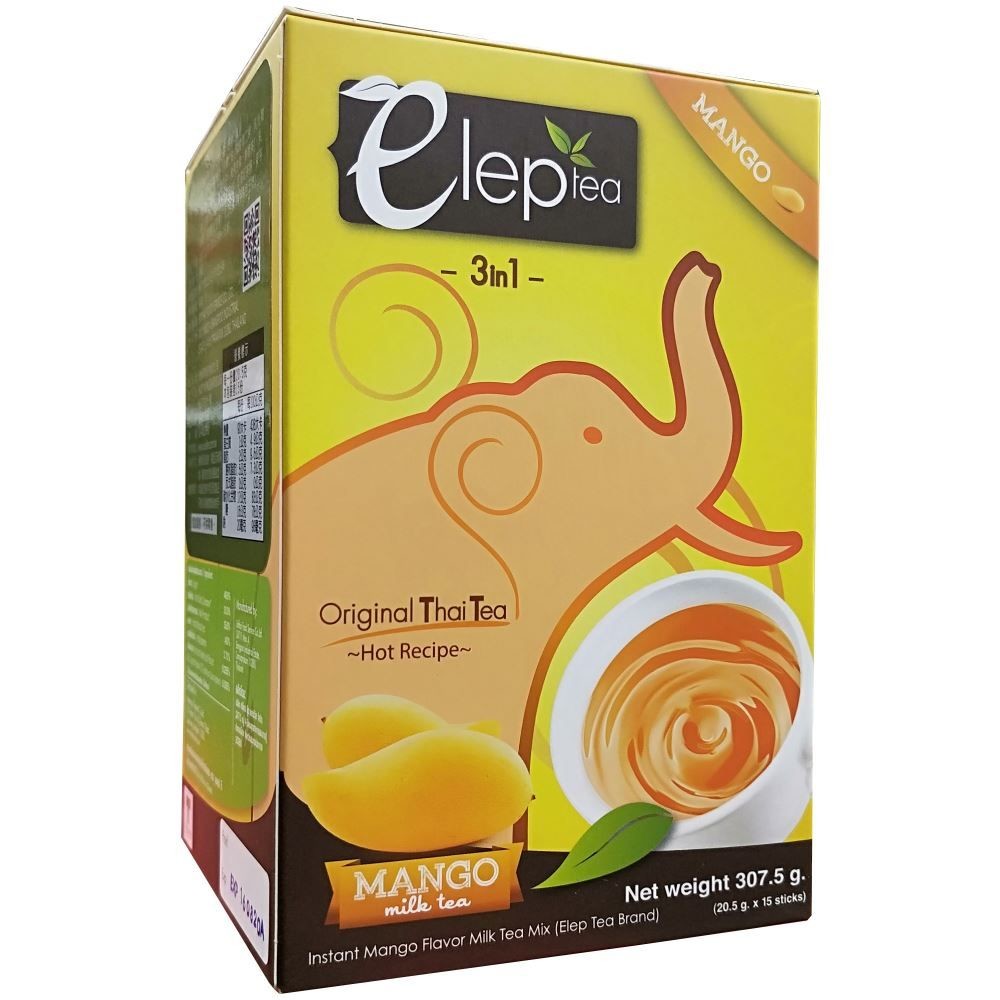 泰國美味的佳餚與甜點，向來深受全世界人們的喜愛。泰式奶茶就是其中最具代表性的飲品，道地泰奶的橙紅茶色，搭配煉乳的香甜風味，總是讓人念念不忘！大象奶茶特選茶葉與原料，全程依照國際食品生產標準製造。由於口