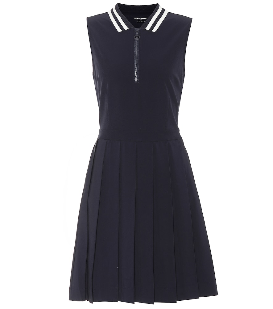 Tory Sport lives up to its name with this black dress, a polished iteration of golf-inspired style.