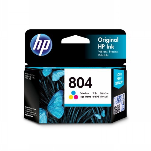 ★型號:HP 804 Tri-color Original Ink Cartridge 墨匣 T6N09AA。★HP 墨水匣專為搭配 HP 印表機而設計，能提供卓越的相片與文件品質。利用專為可靠性而設