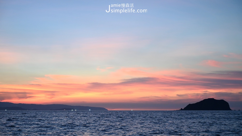 基隆夜釣 夕陽景色 | 東北角外海 