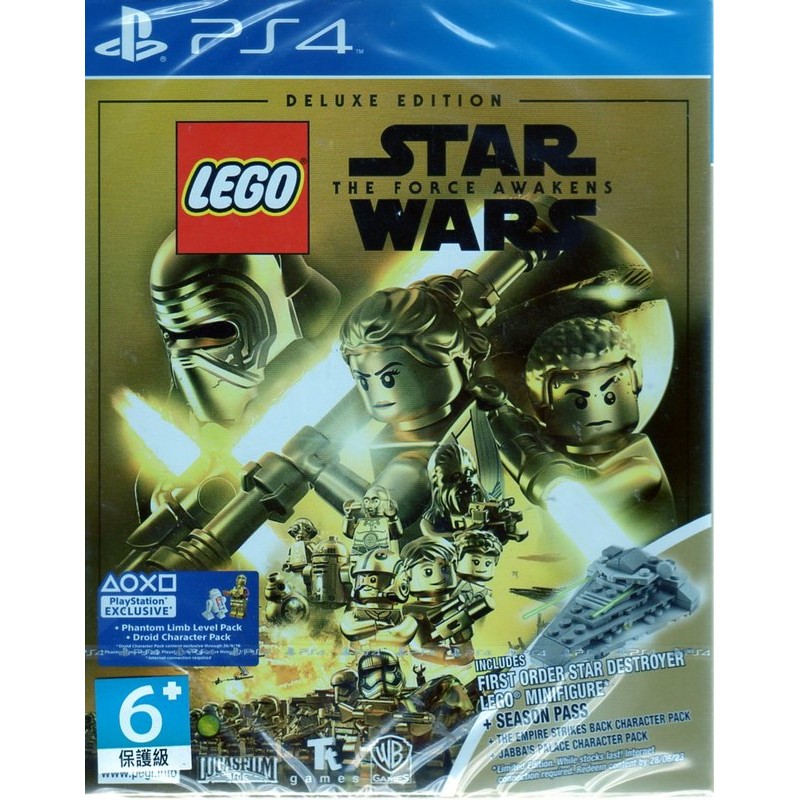現貨中PS4 遊戲樂高星際大戰 原力覺醒英文版※ 收錄以下內容： -《樂高星際大戰：原力覺醒》英文版 遊戲軟體 - 樂高 “first order star 驅逐艦” 玩具全新未拆封※軟體屬於著作權商
