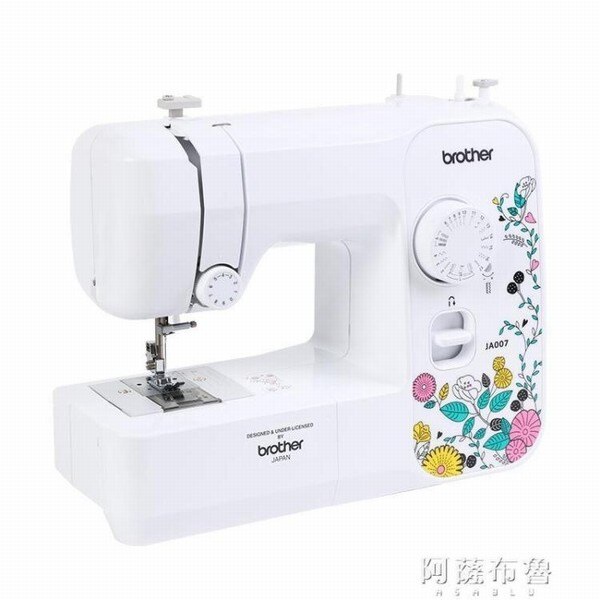 縫紉機 新品上市 日本兄弟家用縫紉機JA007電動臺式多功能帶鎖邊小型吃厚 創時代
