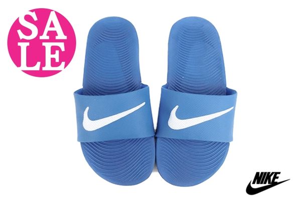 NIKE拖鞋 KAWA SLIDE TL 超輕量 防水 運動拖鞋 零碼出清 M7185#藍色 ◆OSOME奧森鞋業