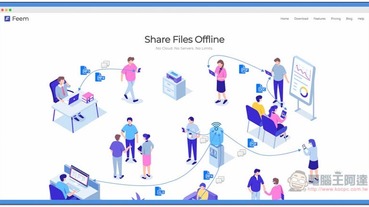 Feem V4 讓 Windows 也能擁有類似 AirDrop 功能的免費工具，全平台都支援