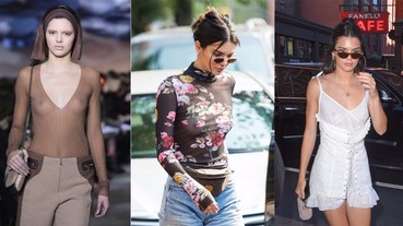 就是不愛穿胸罩！從 T 台到日常打扮，Kendall Jenner 的「Free The Nipple」造型特集