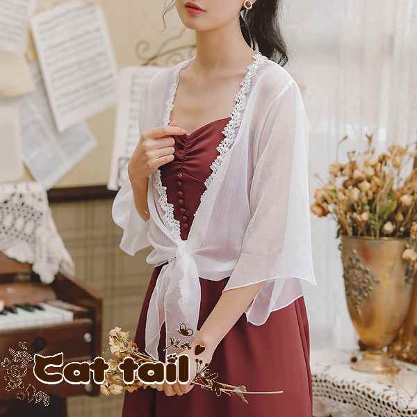 《貓尾巴》YS-0091 簡約休閒防曬薄外套(森林系 日系 棉麻 文青 清新)