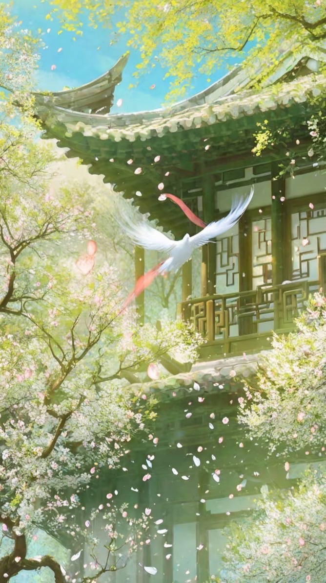 80服微雨杏花村