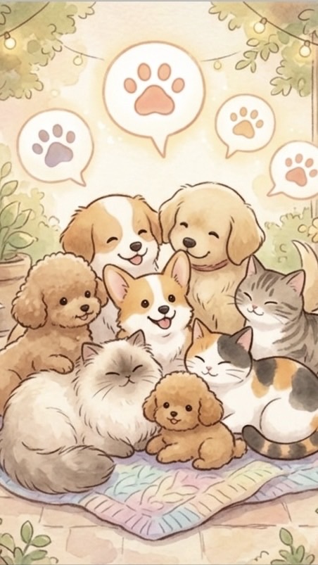 わんにゃん♡こころ♡