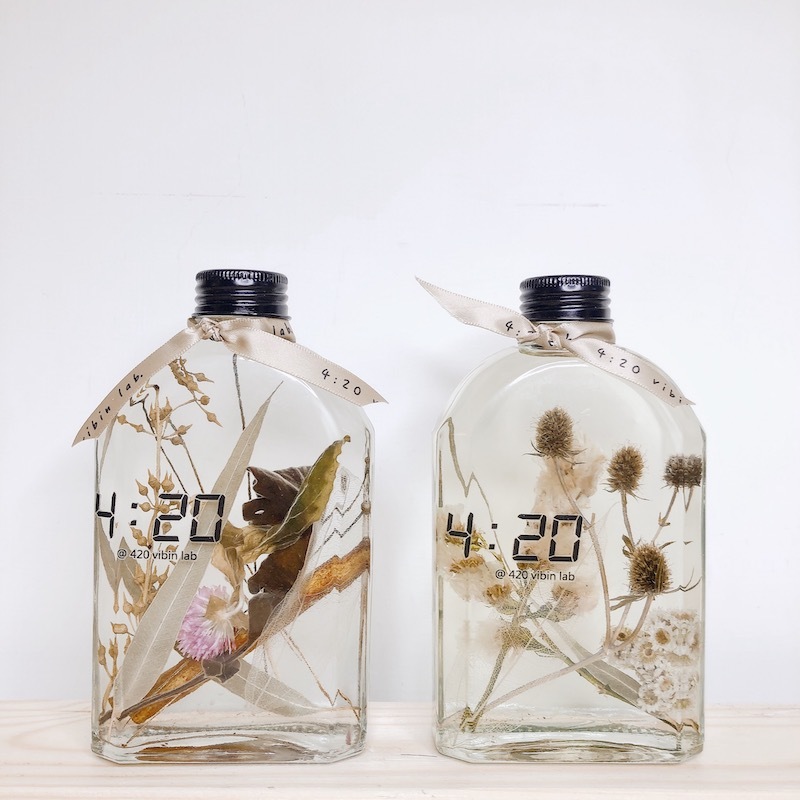 【四點二十實驗室】天然乾燥花擴香方瓶