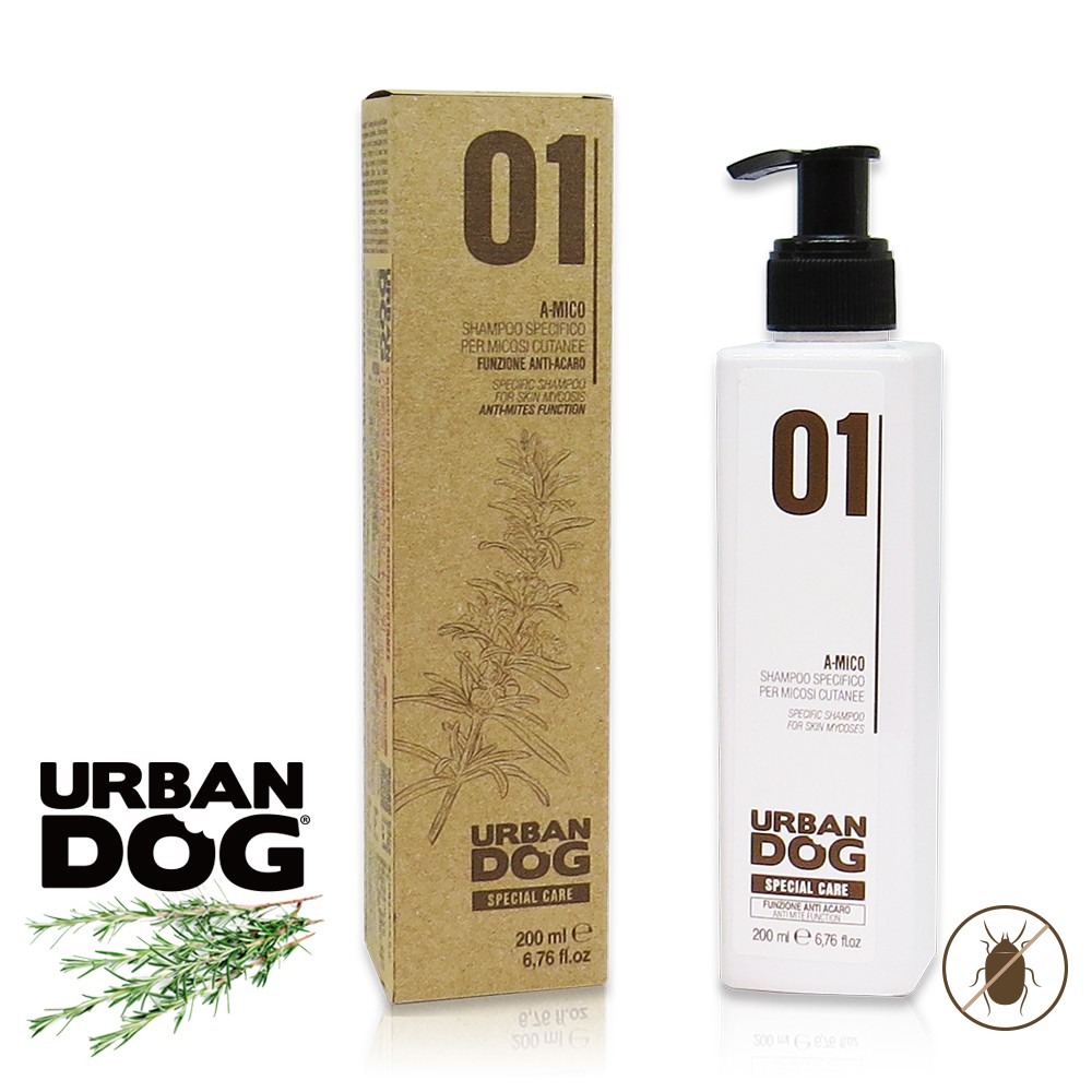 【義大利 Urban Dog】01抗黴菌除蟎特效沐浴乳(肌球蛋白治療) 200ml
