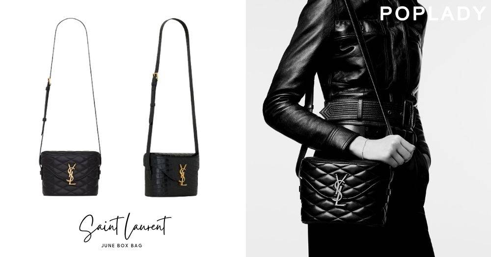 June box bag in quilted lambskin, Saint Laurent