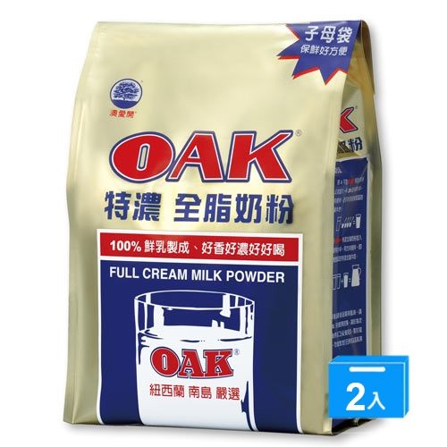 OAK特濃全脂奶粉1400Gx2【愛買】