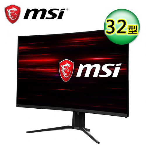 【MSI 微星】Optix MAG321CURV 32型 4K 電競曲面螢幕 【贈收納購物袋】