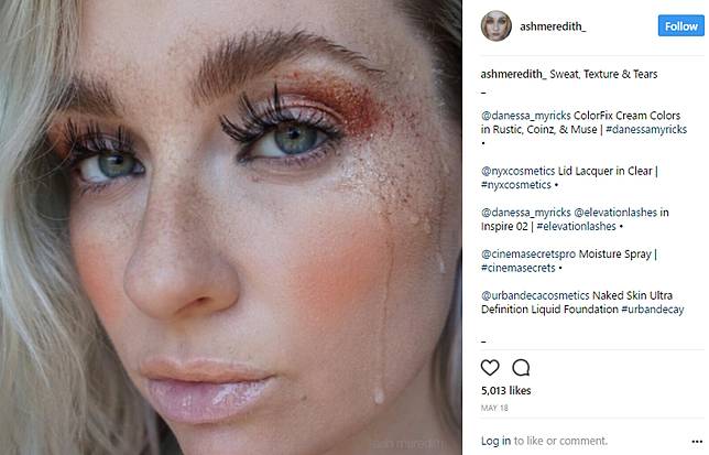 'Fake Tears', Tren Make Up Mata yang Ngehits di Instagram