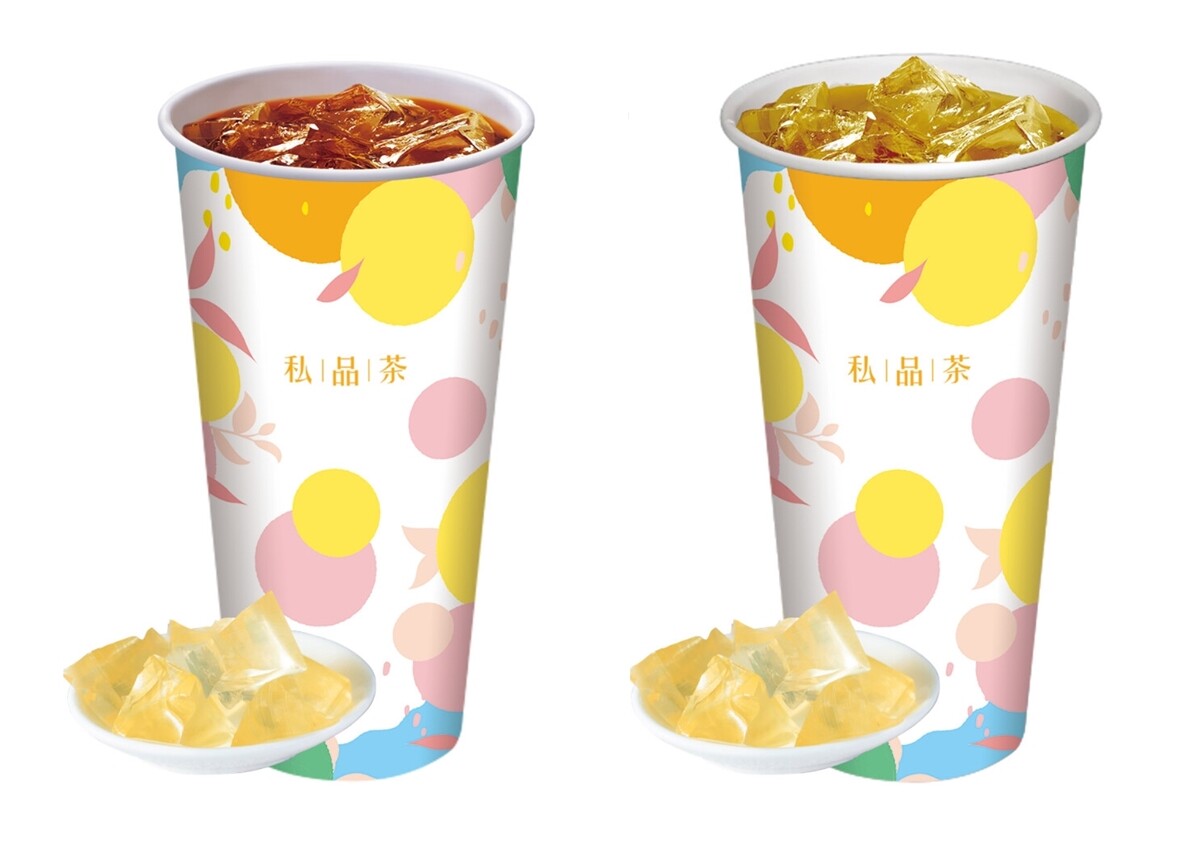 全家私品茶全新配料檸檬Q凍登場推「檸檬Q凍紅、檸檬Q凍青」，還有solo pasta貓耳麵