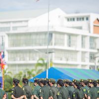 นักศึกษาวิชาทหารทุกชั้นปี มรม.ปีการศึกษา 2566