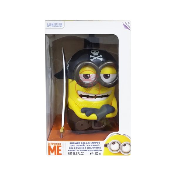 小小兵 MINIONS 海盜船長 二合一沐浴洗髮精 500ML【岡山真愛香水化妝品批發館】