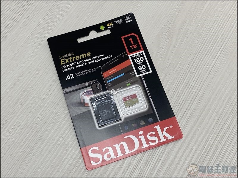 SanDisk Extreme microSDXC UHS-I V30 A2 1TB記憶卡開箱 (1)