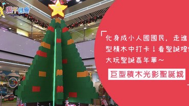 化身成小人國國民，遊走於巨型積木中打卡！看聖誕燈飾，參加聖誕嘉年華