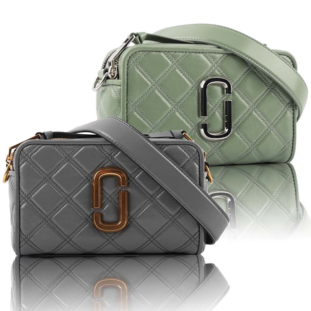 MARC JACOBS THE QUILTED SOFTSHOT 21 菱格紋相機包 (任選)
