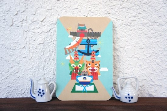 / 商品說明及故事 / 左營是一個充滿文化底蘊的舊城 眷村和美食之外 還有大家熟悉的龍虎塔 用明信片把這份記憶傳遞出去吧~ / 尺寸 / 10x15cm / 材質 / 頂級象牙卡 / 設計師及品牌簡介