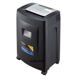 ◎入口寬度:230mm|◎碎紙效果:4x25mm|◎一次碎紙:20張商品名稱:美國皇家ROYAL1840MX高保密細碎形碎紙機品牌:ROYAL型號:1840MX碎紙形狀:碎斷式碎紙張數:11~20張碎