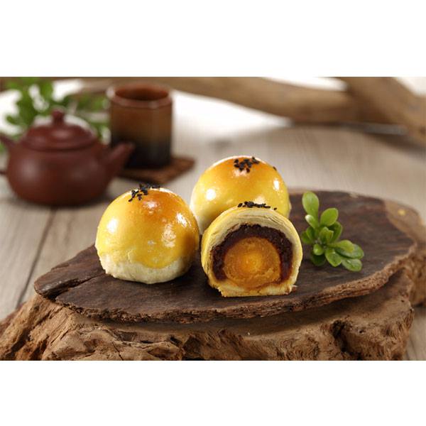 一福堂 菠蘿蛋黃酥（蛋奶素） 8入/盒 超火爆 烏豆沙 蛋黃酥 臺中快速出貨