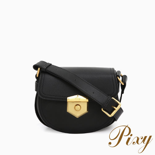 輕奢華鎖頭設計，硬挺小包包精緻度UP！