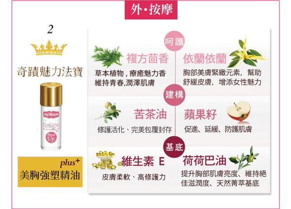 原廠公司貨 Must up 美胸強塑精油 plus+ 4ml bella oil Ivy Maison 美胸 精油