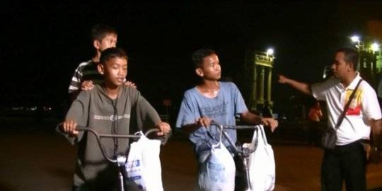 Rindu Ibu, Tiga Kakak Beradik Gowes Sepeda dari Ogan Ilir ke Ciledug