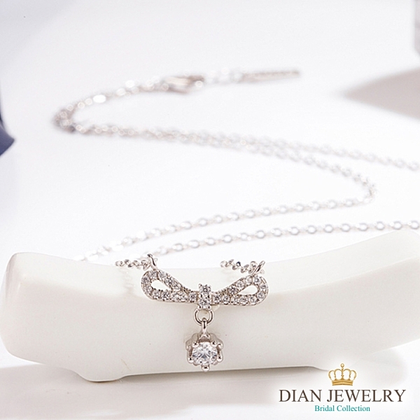 ◆超精細珠寶級金工 ◆義大利925純銀 ◆珠寶級電鍍18K白K金色