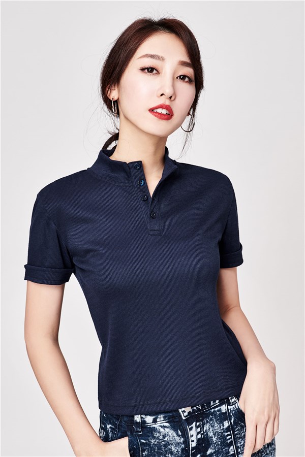 小高冷(領)短袖上衣