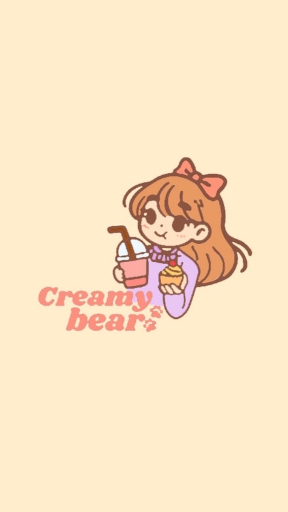 Creamy bear 🧋 เครื่องดื่ม X ของกินเล่น🥪🍟