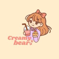Creamy bear 🧋 เครื่องดื่ม X ของกินเล่น🥪🍟