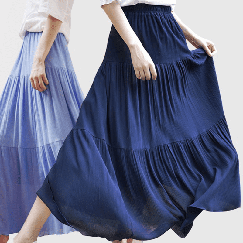 韓系修身舒適透氣長裙，炎炎夏日最適合的穿搭單品，仙氣滿滿，飄逸的長裙讓你更有女人味，多種顏色可選擇，天天依照心情搭配，百搭又時尚，強力推薦喔！