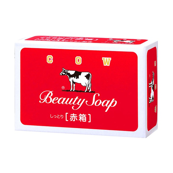 牛乳石鹼牛乳香皂玫瑰滋潤型(紅盒)100gx3