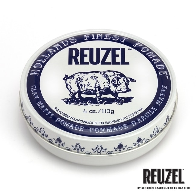 REUZEL Clay Matte Pomade 白豬強力黏土級水性髮泥 113g