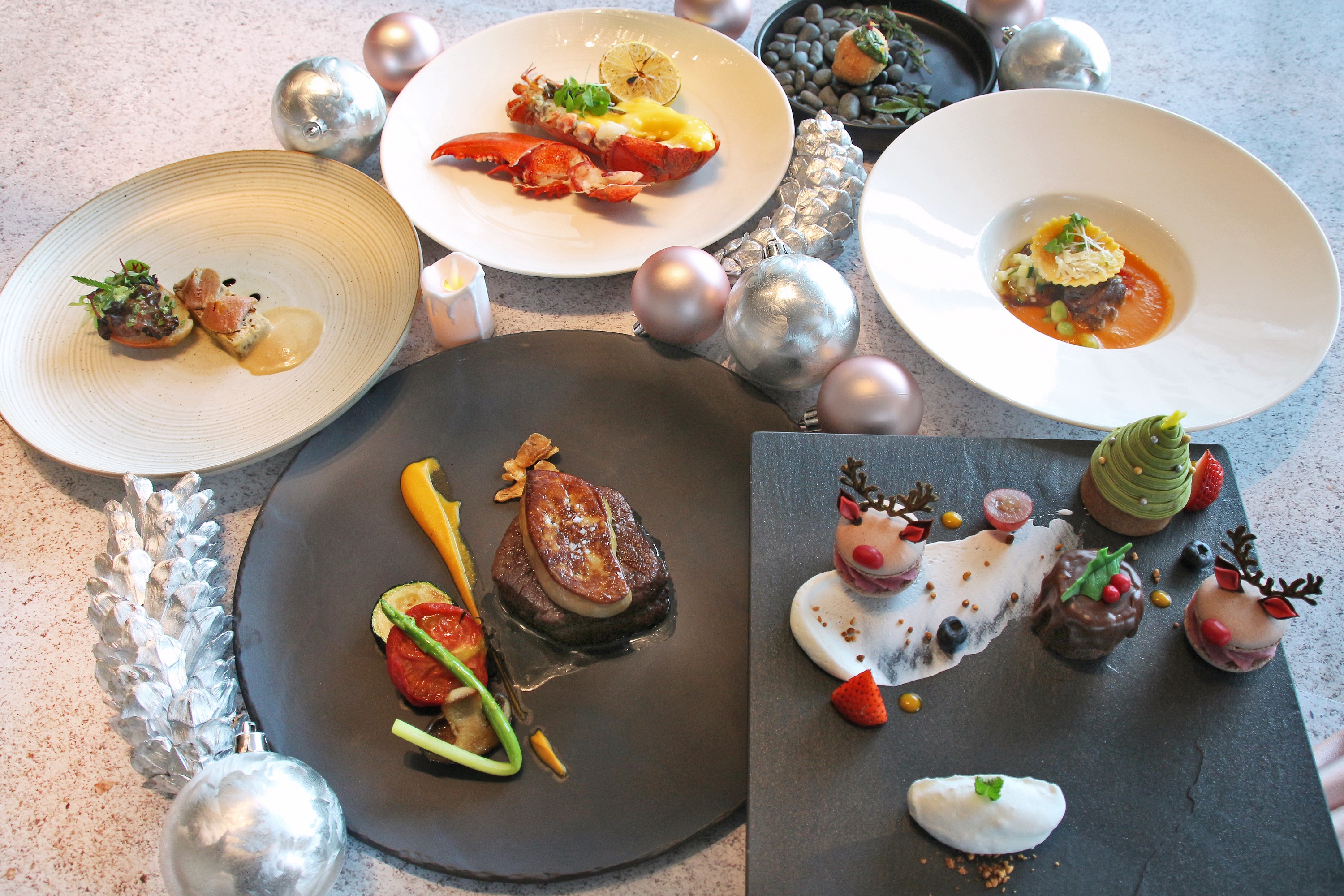 台中日月千禧酒店極炙牛排館2021聖誕歐陸饗宴套餐(圖/日月千禧酒店)