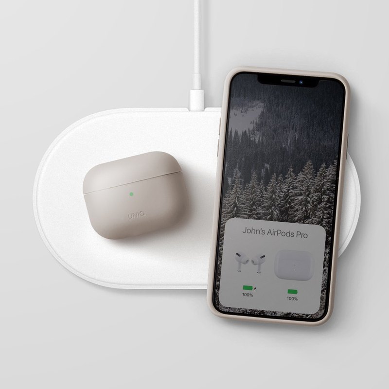 LINO 經典的北歐配色 極簡主義 airpods 保護套,混和雙層頂級液態矽膠與PC共同成型,具有柔軟光滑的外觀,可在不增加體積下提供最佳保護。